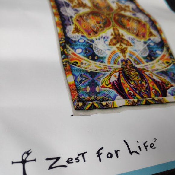 NWT Healing Fractal Wall Tapestry 53x85 Artwork by Chris Dyer 781003 Wall Decor - Picture 8 of 15